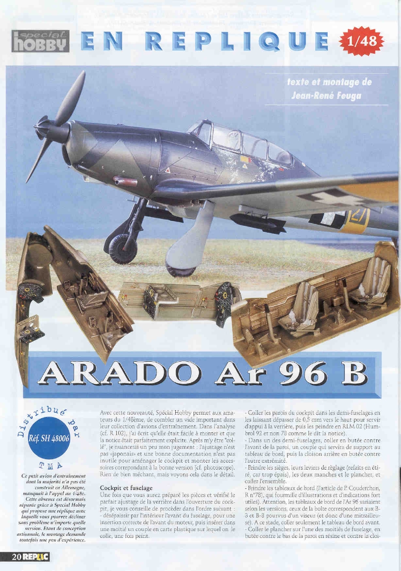 Replic 104 - Bleriot XI,Arado Ar 96